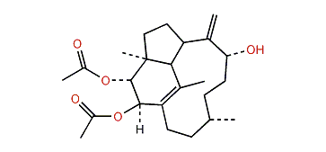 Trinervi-2beta,3alpha,9alpha-triol 2,3-O-diacetate